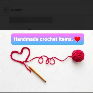 Handmade Crochet Items. New